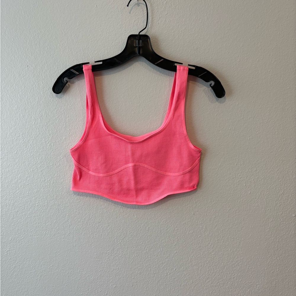 Vibrant Pink Crop Top